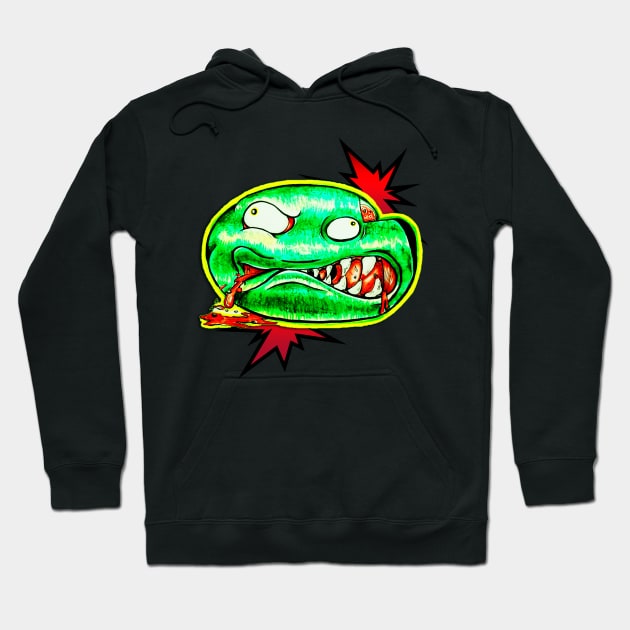 Psycho Melon Hoodie by Levys Artistry